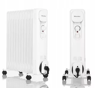 Olejový radiátor Warmtec 2500 W, biely